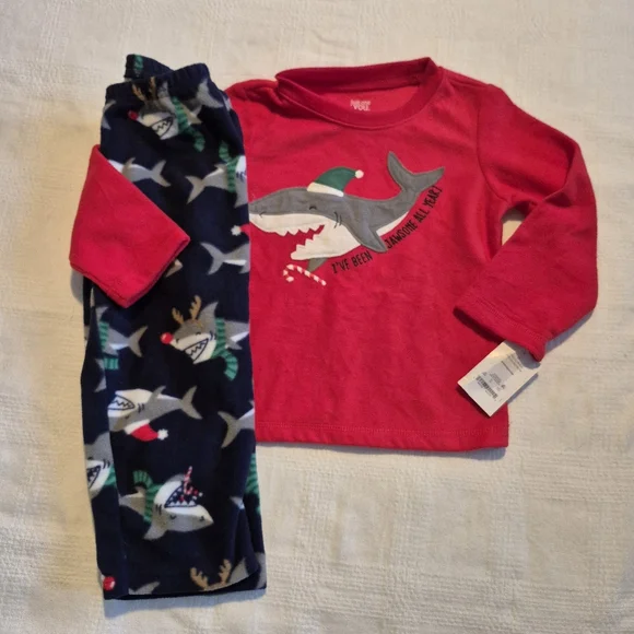 Carter's shark pajamas new arrivals